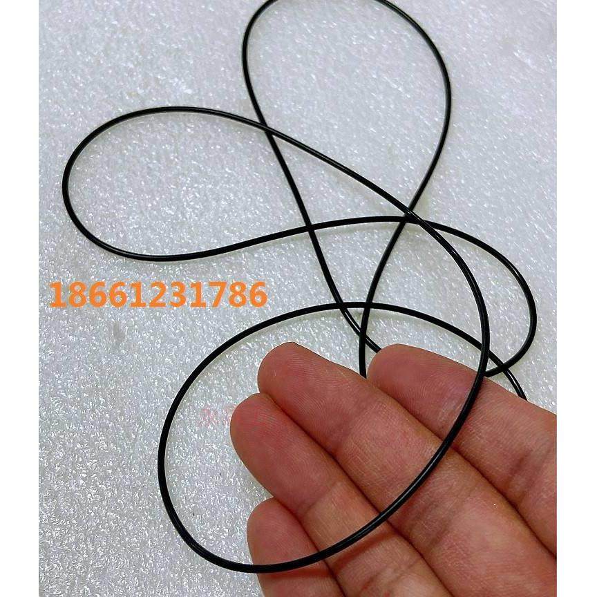 黑胶唱机圆皮带圆形周长1000唱盘唱片机留声机橡胶驱动1传动2mm黑