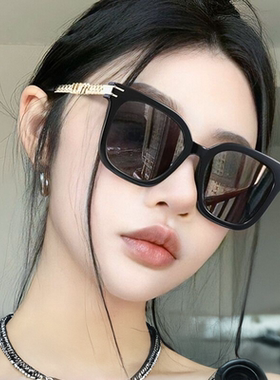 时尚太阳镜女粗框素颜神器个性防紫外线遮阳墨镜高级ins太阳眼镜