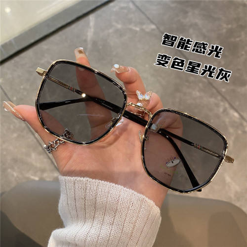 韩版眼镜大框ins高颜值女