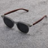 23年新款 气质个性 遮阳墨镜圆脸椭圆形男女通用太阳镜磨砂灰木纹腿