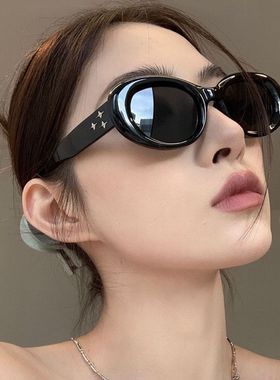 高级感墨镜防晒防紫外线欧美风女