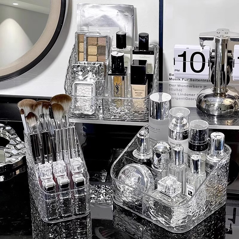 感化妆刷收纳盒口红亚克力护肤品桌上梳妆台桌面笔筒箱置物架