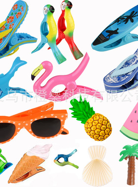 多种形状沙滩夹多功能收纳塑料夹子阳台被夹强力防风夹衣架