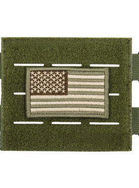 Molle系统臂章5寸魔术贴章士气章底座战术背心背包机能挂钩贴底座