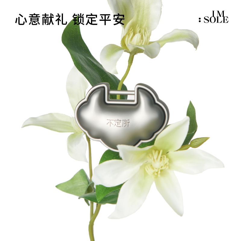 IMSOLE不定所平安锁车载香薰扩香器汽车香氛片挂件