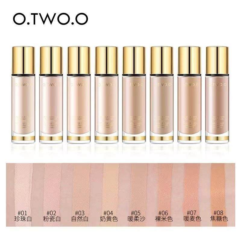 otwoo黄金自然粉底液持妆 无瑕遮盖bb霜保湿控油粉底液9983图片