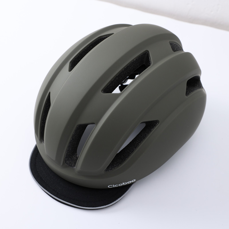 时尚自行车头盔骑行头盔一体成型山地车公路车透气安全帽装备男女