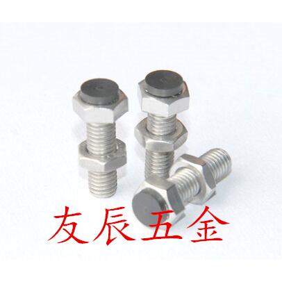 TDB71-M12-L30/40/50/60  聚氨酯止动螺栓型 不锈钢缓冲动螺栓