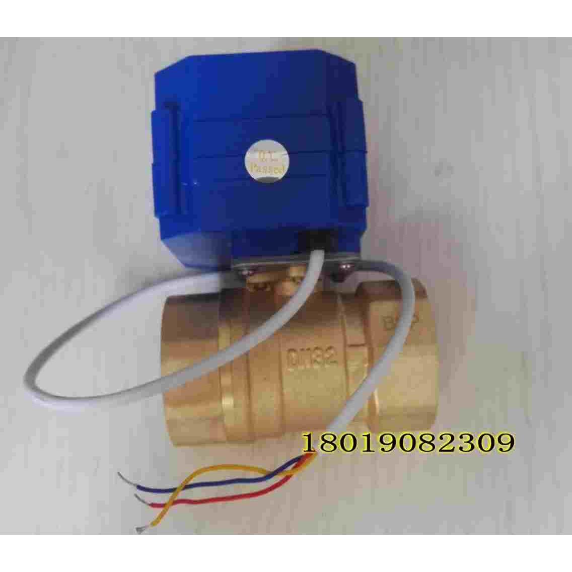 CWX-60P CR02 DC9-24V电动内丝球阀螺纹DN15 20 25 32 黄铜 三线