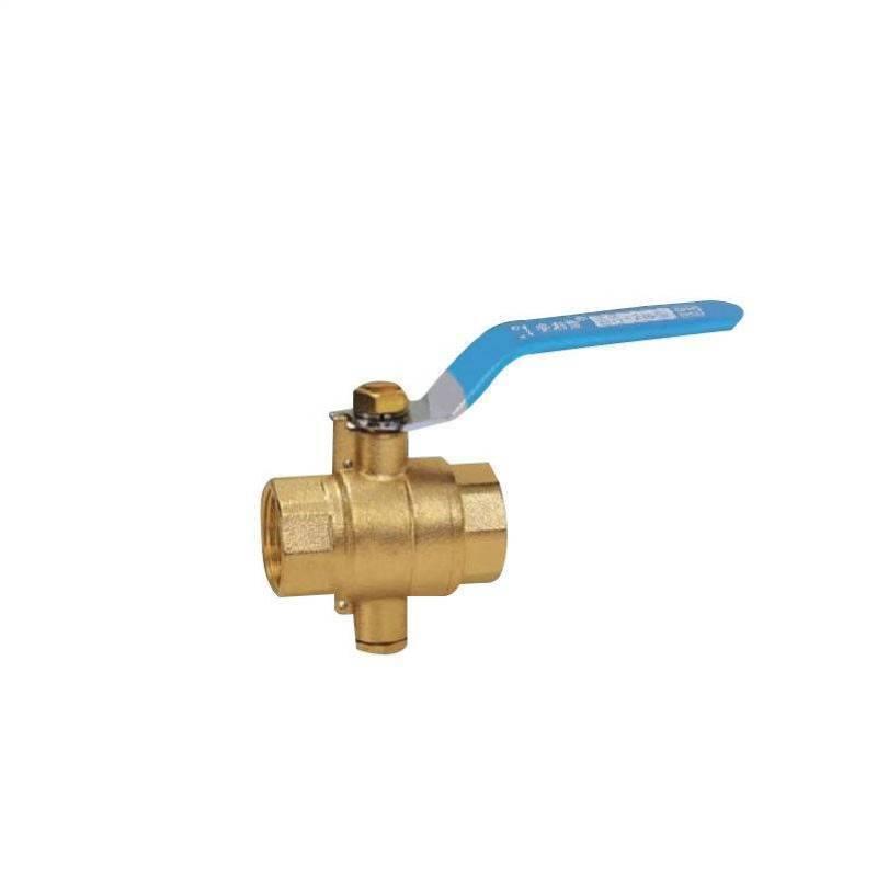 筑华工品黄铜测温球阀内丝测温球阀DN20一个价