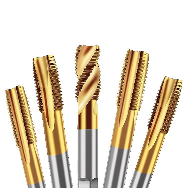 镀钛含钴丝锥螺旋攻丝不锈钢专用机用丝锥先端丝锥丝攻m3m4m5m6m8