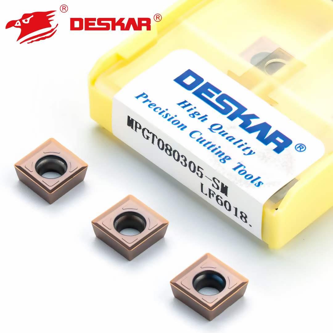 戴斯卡三面刃铣刀片 MPGT060304 080305 120408-SM LF6018