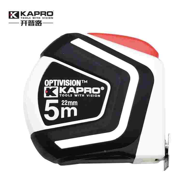 以色列KAPRO开普路高精度木工钢卷尺公制双面刻度盒尺带磁性5m