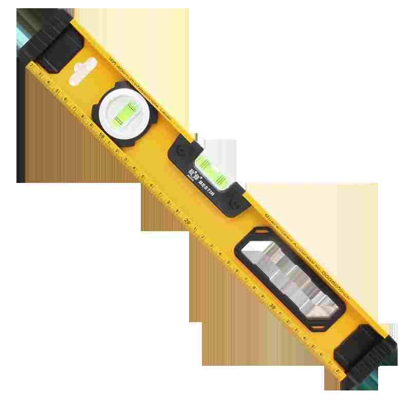 鹰之印实心水平尺多角度精准测量水平垂址45度可调角度强磁多用