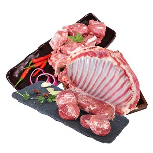 内蒙古羊肉礼卡锡盟羊肉乌珠穆沁羊腿羊排生羊肉中秋年货礼盒6斤