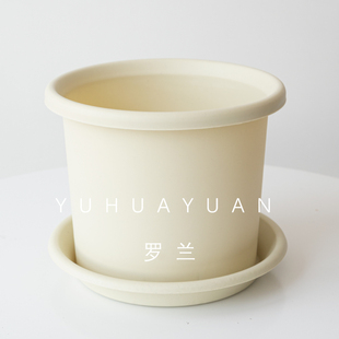 手艺人飞羽家庭阳台种植加仑青山盆方圆透气绿植花盆栽四季控根