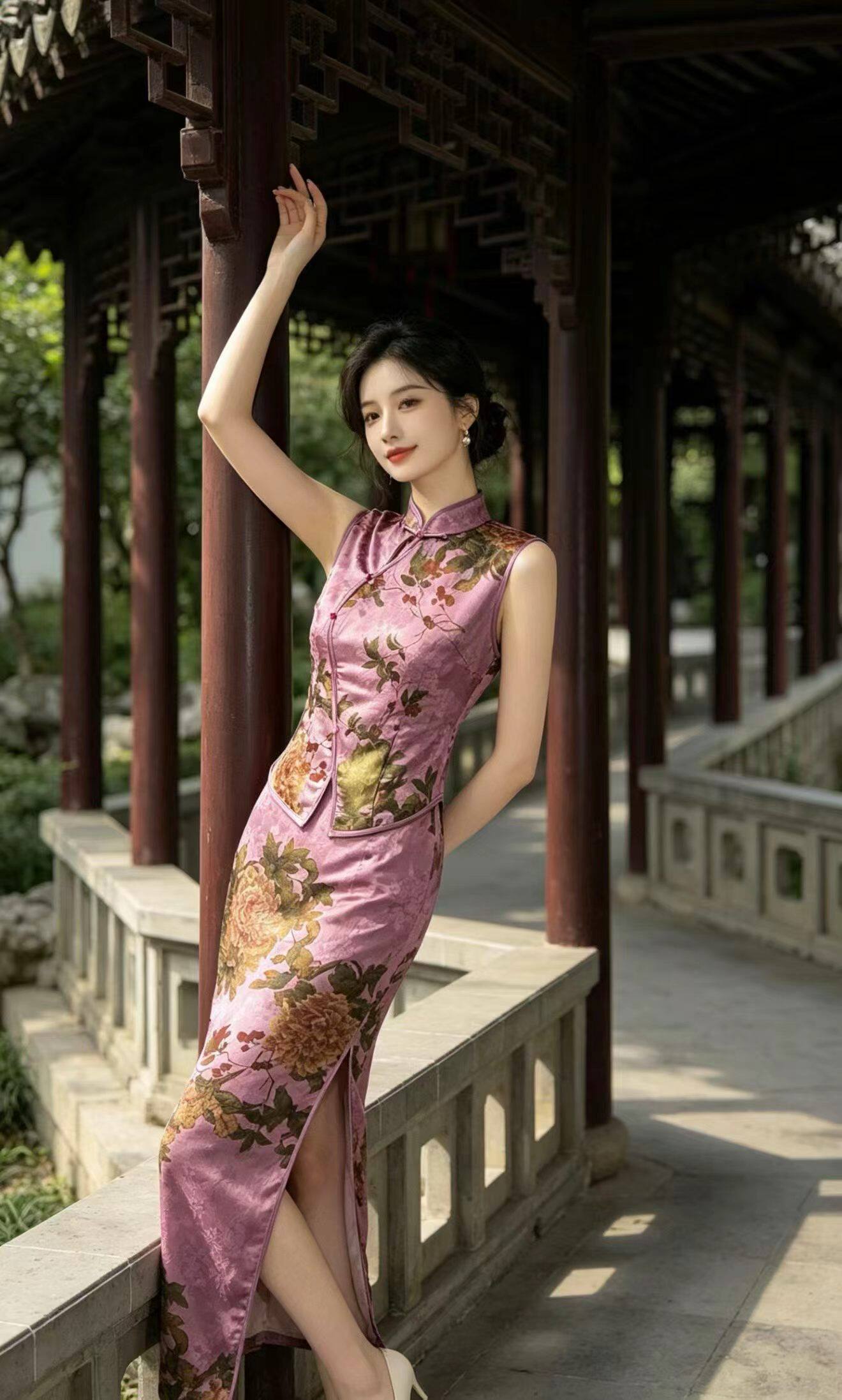 2026新款时尚旗袍女夏季新款韩版气质显瘦上衣潮dj