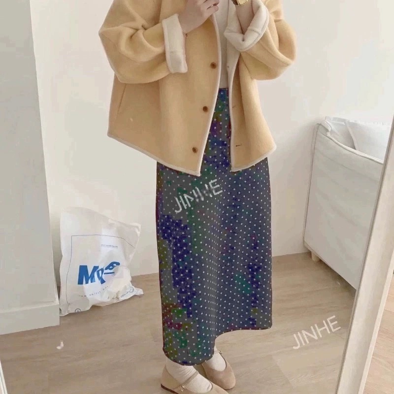 2025新款时尚百搭宽松显瘦上衣女设计感小众潮外套潮jh