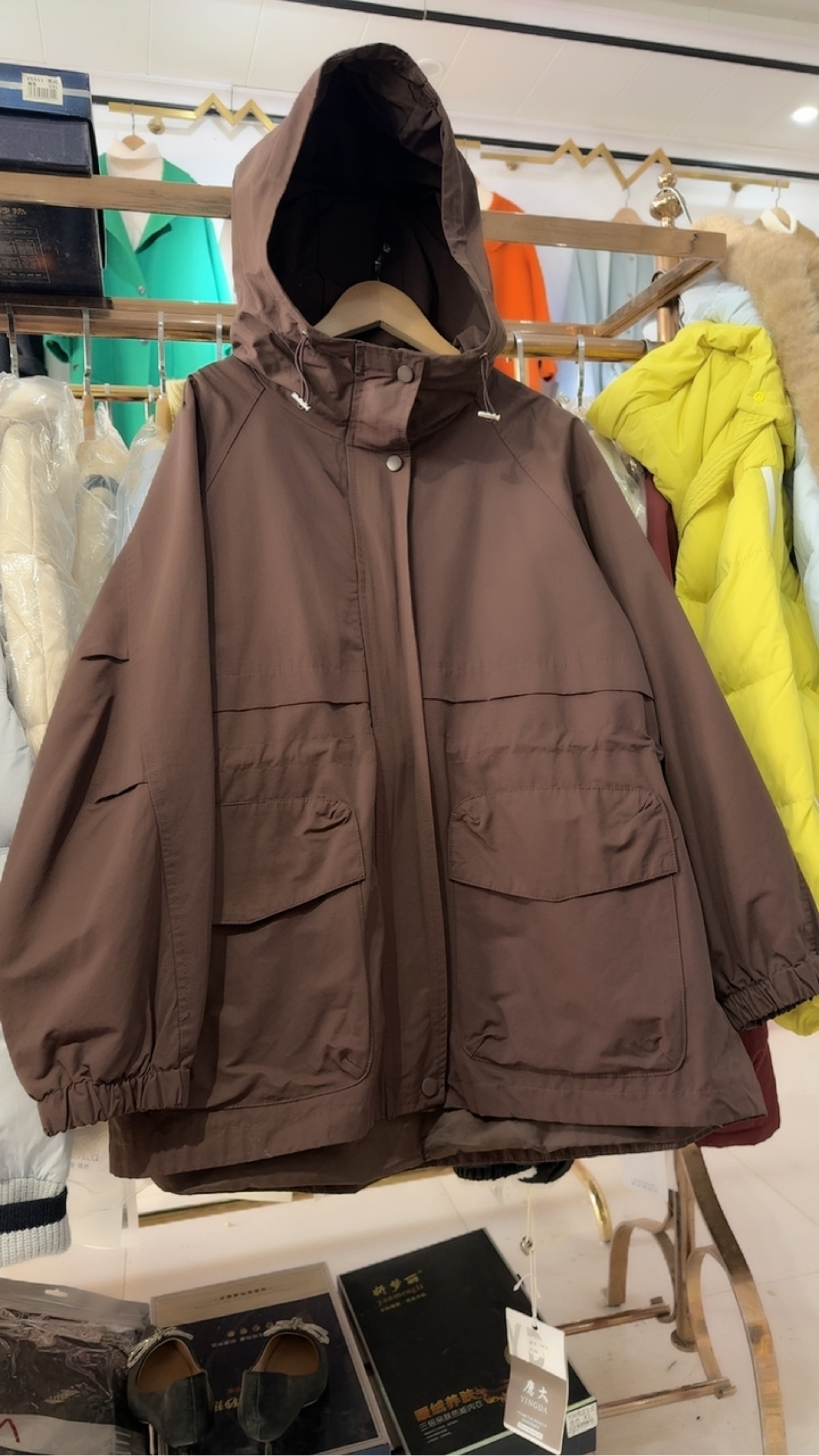 2025新款时尚百搭宽松显瘦上衣女设计感小众潮外套潮福利