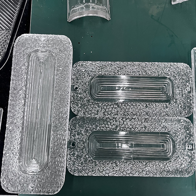 超白双面钻石纹虎牌大号水晶挂片玻璃砖隔断墙玄关不锈钢屏风装饰