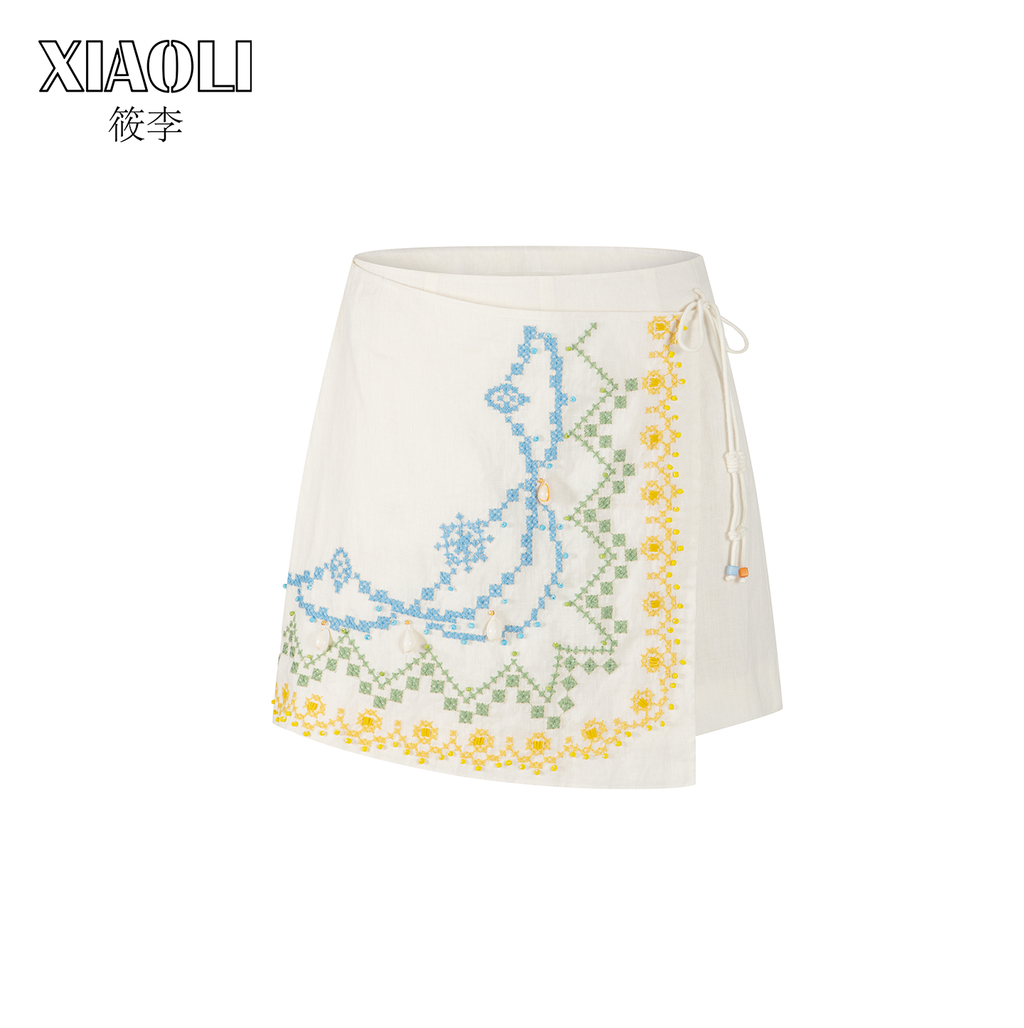 【XIAOLI筱李】宽松显瘦米色裙裤