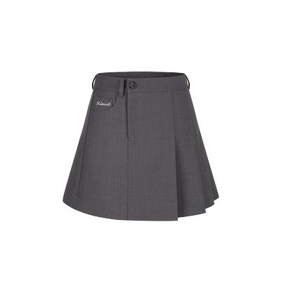 设计师短裙XIAOLI百褶