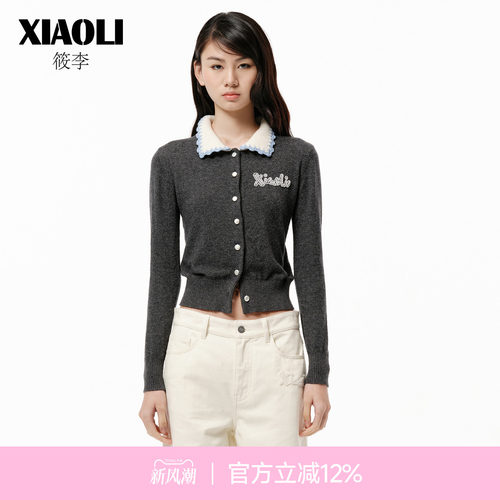 xiaoli筱李羊绒针织开衫