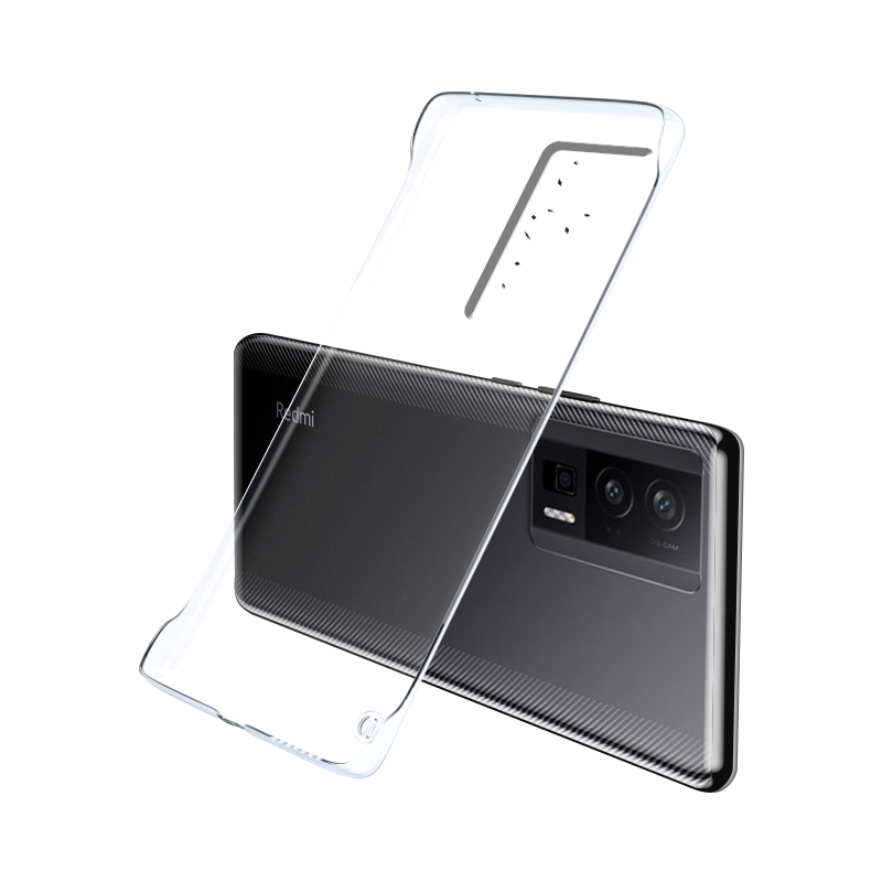 适用红米K60手机壳超薄透明k60pro无边框外壳k60e新款防摔硬壳高级简约男女个性redmi无边透气裸机手感保护套