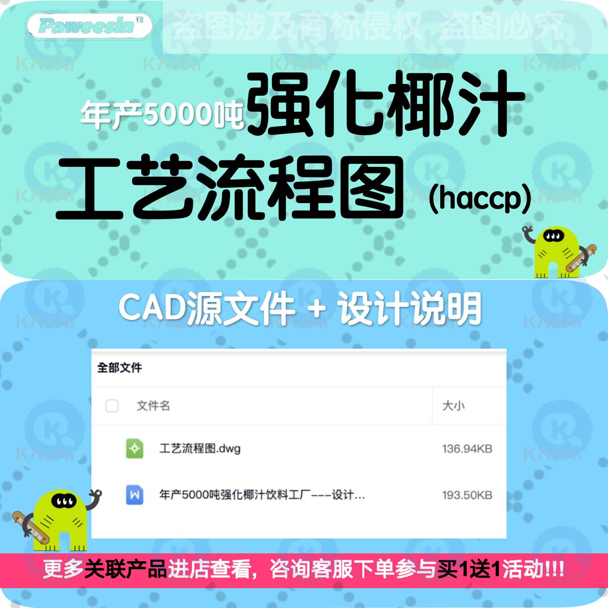 椰子汁果汁饮料食品加工厂设计说明带控制节点工艺流程图物料衡算