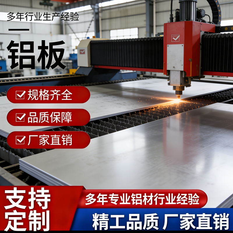 1060纯铝板1100 1035 1050 3003 5005 5754 6005T651铝棒切割加工