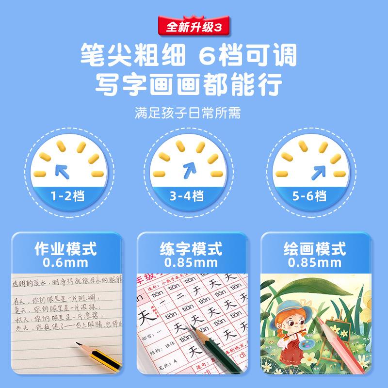 全自动削笔机 学生电动卷笔刀大口径铅笔削笔器卷笔刀批X20..