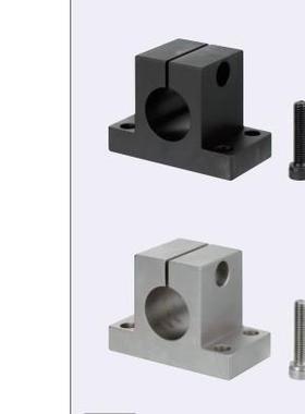 光轴导向轴支座T型光轴支座加厚开口型SHAN SHATN SHAMN SHASSN