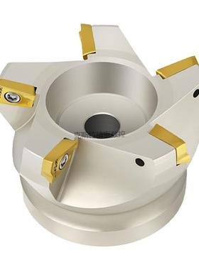 75度废角刀盘 横装数控面铣刀盘 平面铣刀盘RAP/KAP400R63 80副角