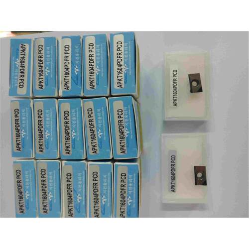 金刚石刀片APKT1604PDFR PCD加工中心铣刀盘刀片、数控刀片