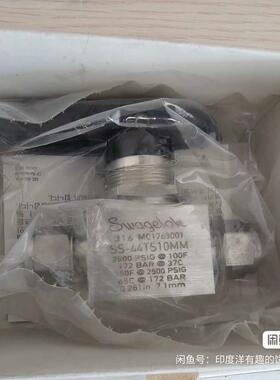 世伟洛克SS-44TS10MM不锈钢 1件式 40系列球阀