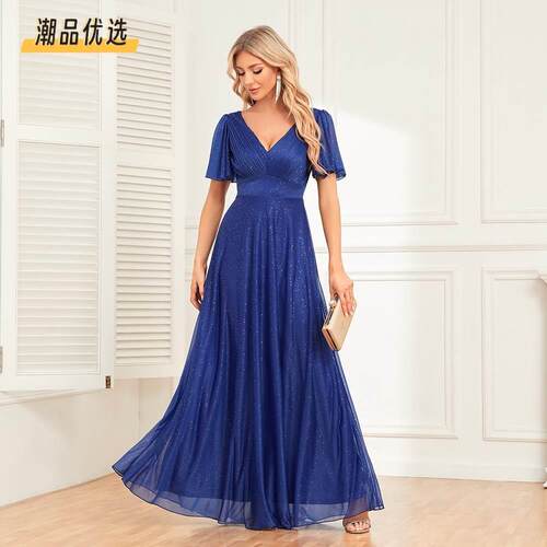 summer women gowns evening party prom dresses sexy dress2024