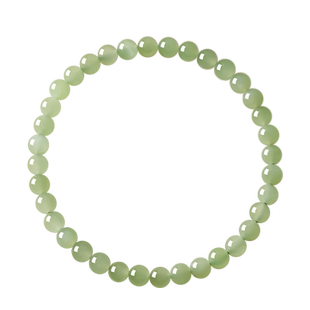 和田玉晴水手链女款天然玉石大孔散珠子diy配珠小众轻奢精致手串