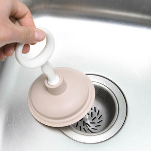 厨房水池管道疏通器吸水拨子下水道防堵塞抽子通水槽地漏小皮搋子