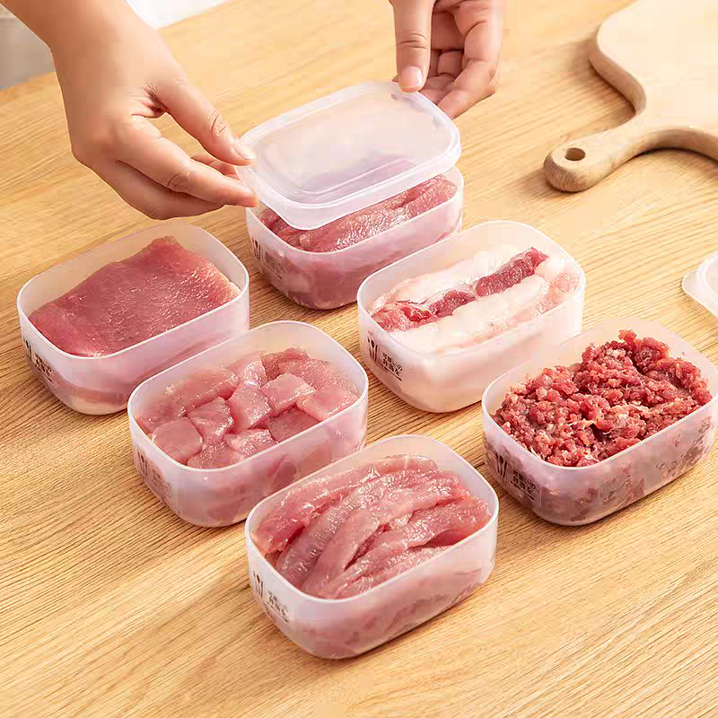 冰箱收纳盒冻肉分格盒子冷冻保鲜盒食物分装盒食品级冰箱专用整理,收纳整理,食物收纳盒,淘宝优惠券,粉丝福利购,淘宝优惠卷