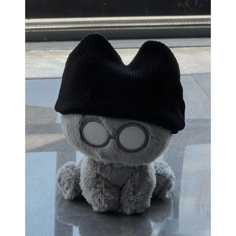 佑水泥猫毛绒玩偶送礼物挂件