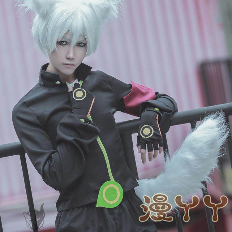 现货 】凹凸世界cos服鬼狐鬼狐天冲cosplay服装耳朵尾巴假发