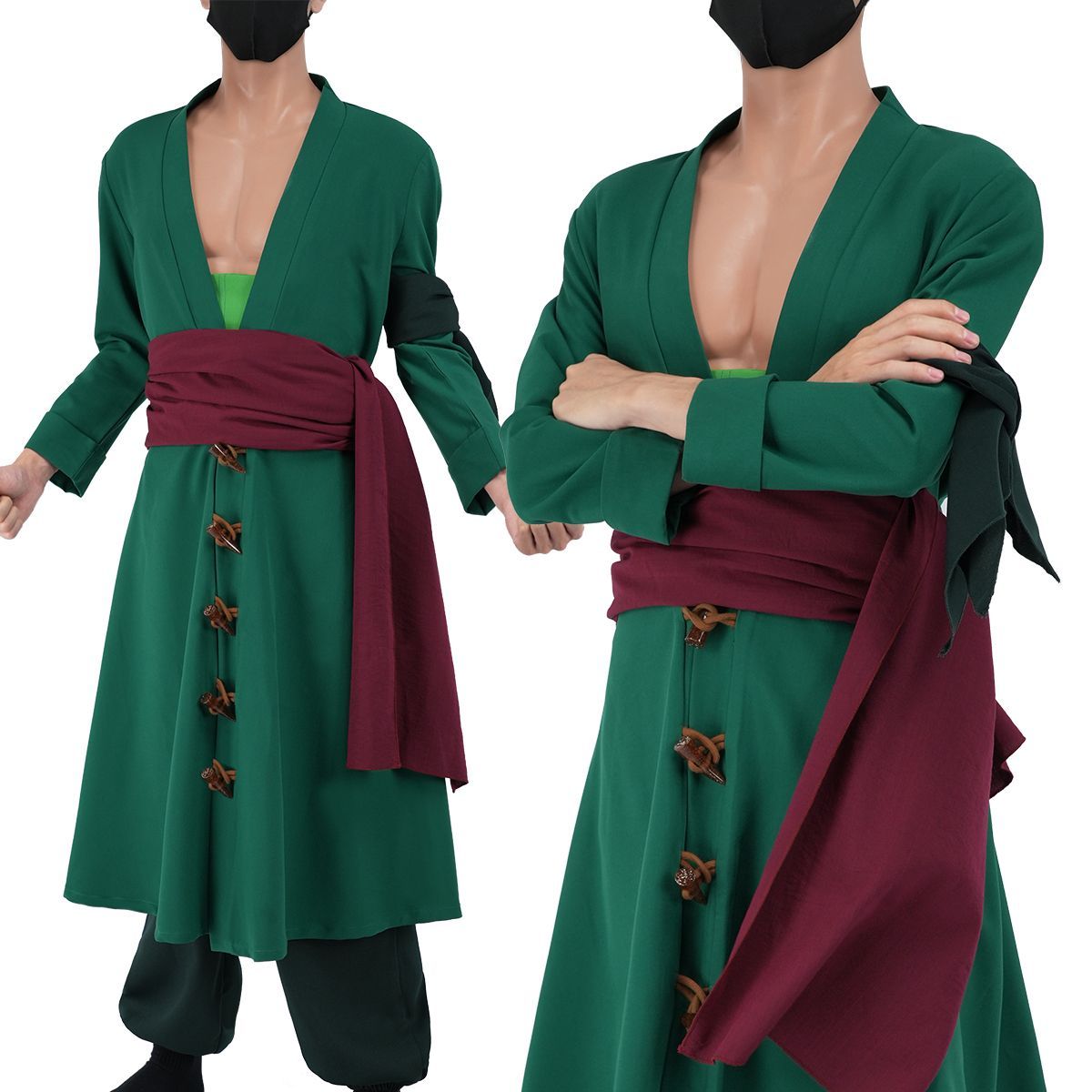 现货 】小欧家海贼王ONE PIECE两年后罗罗诺亚索隆COS服