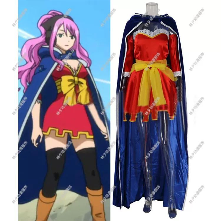 【现货】cosplay妖精的尾巴梅尔蒂炼狱七眷魔女之罪天狼岛