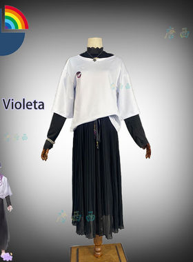 【现货】彩虹社nijivtuber虚拟主播 Uki Violeta新衣服 cos服