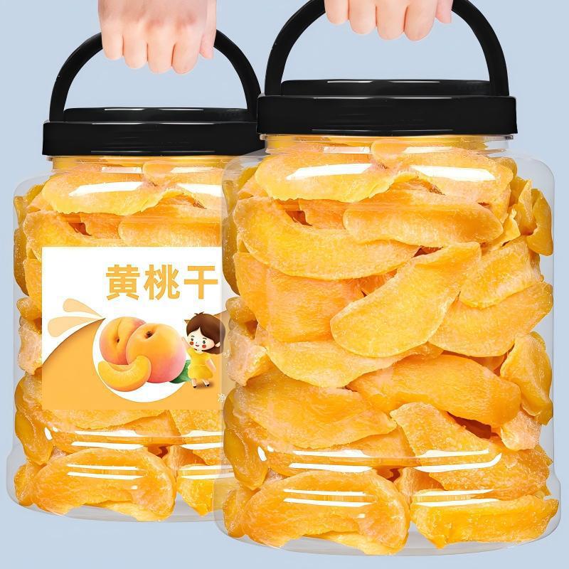 黄桃干天然果脯原味桃肉无糖小图片