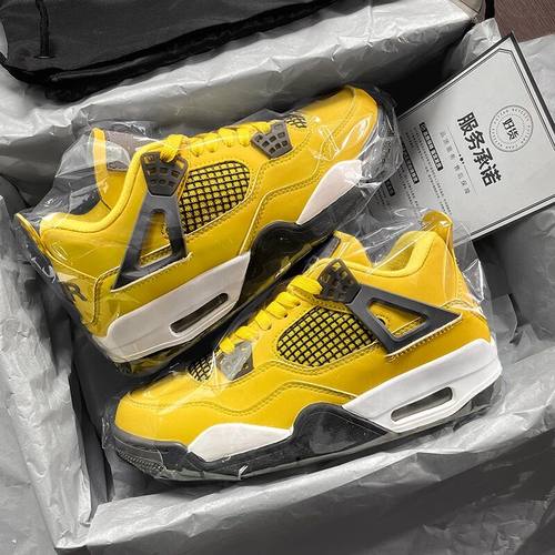 电母aj4男鞋莆田秋冬季运动休闲鞋白水泥气垫aj3耐磨篮球板鞋女鞋