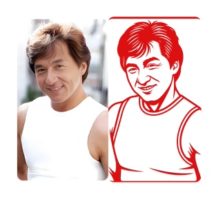 【私人订制】非遗剪纸肖像景区风景姓氏宠物结婚照片全家福留念