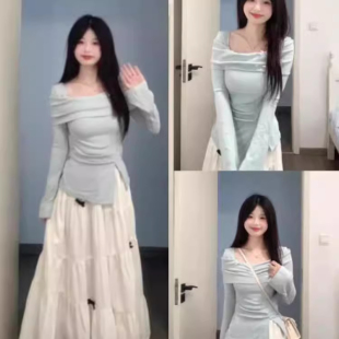夏季 装 搭配一整套连衣裙子女2025新款 小个子韩系穿搭气质长裙套装