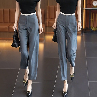 高级感西装哈伦裤女爆款2
