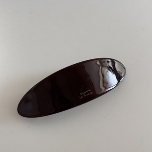 法式 发饰顶夹 气质醋酸椭圆低马尾发夹弹簧夹简约百搭发扣新款